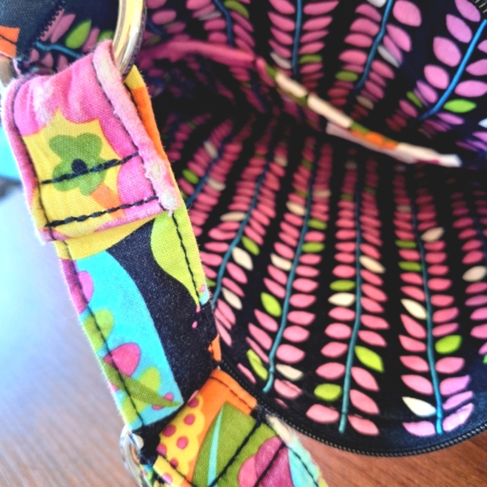 Vera Bradley VaVa Bloom Colorful Quilted Crossbody Bag Very Good Condition - Picture 3 of 5